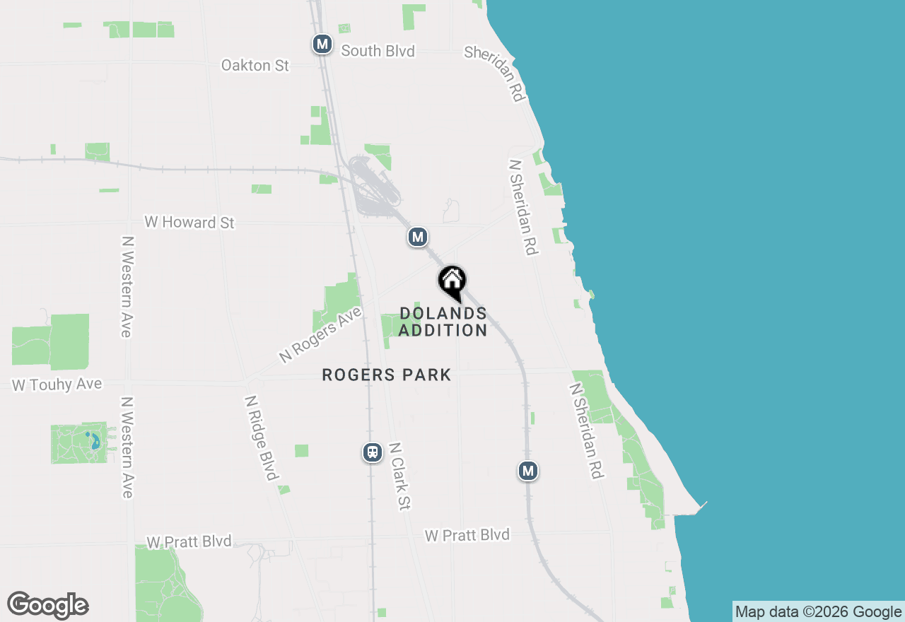 Map of 7356 N Ashland Boulevard, Chicago, IL 60626
