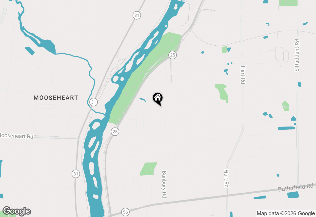 Map of 906 Homerton Boulevard, North Aurora, IL 60542