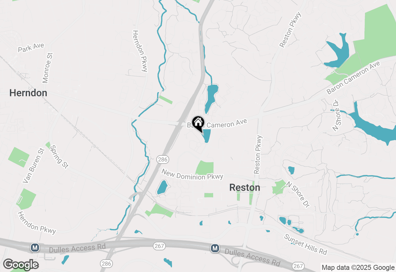 Map of 1716 Lake Shore Crest Drive #33, Reston, VA 20190