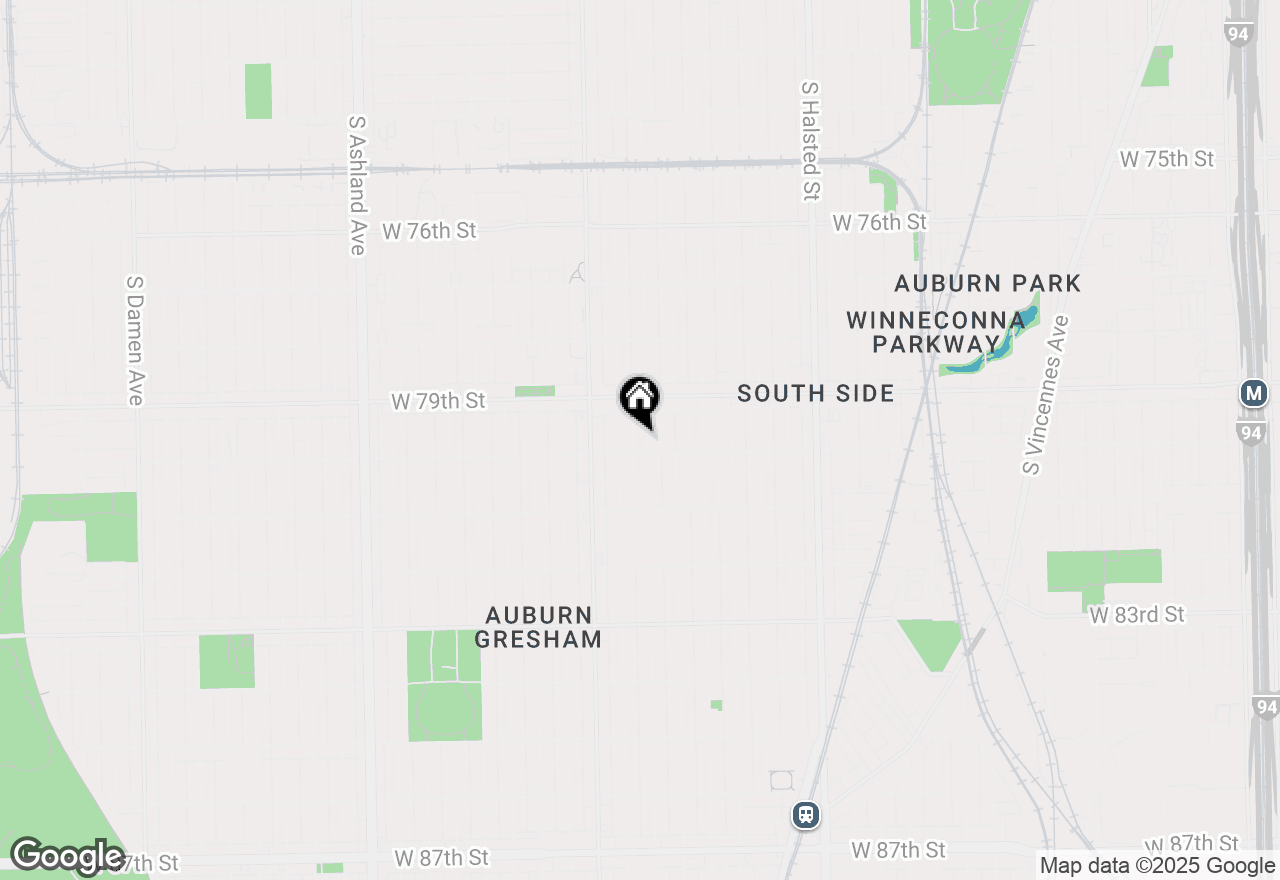 Map of 7946 S Aberdeen Street, Chicago, IL 60620