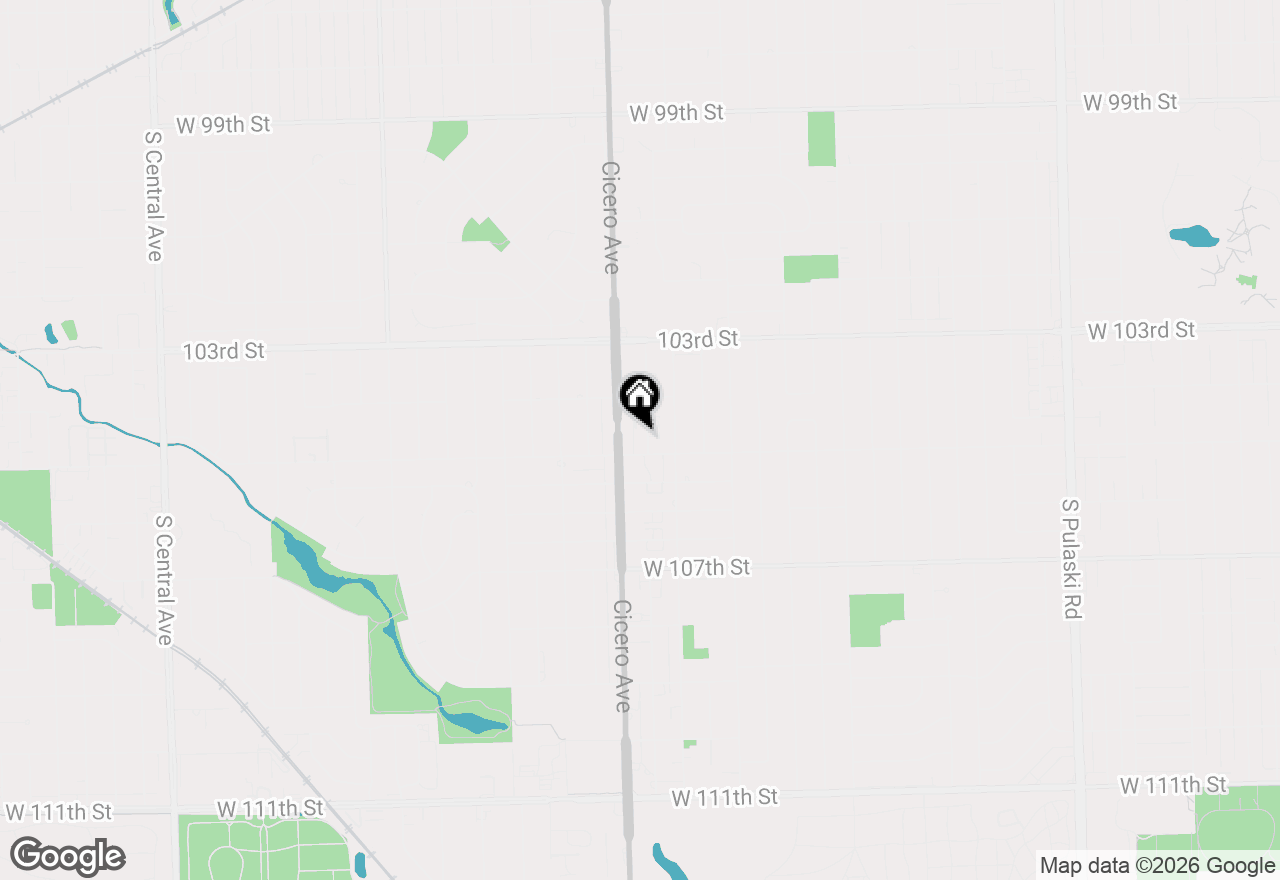 Map of 10428 S Keating Avenue #C5, Oak Lawn, IL 60453