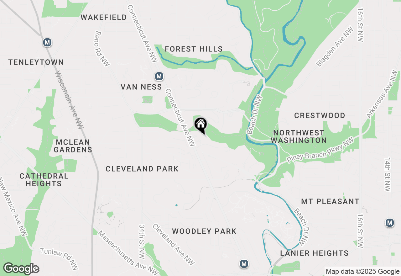 Map of 3601 Connecticut Avenue Nw #202, Washington, DC 20008