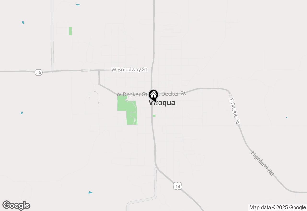 Map of 117 S Main St, Viroqua, WI 54665