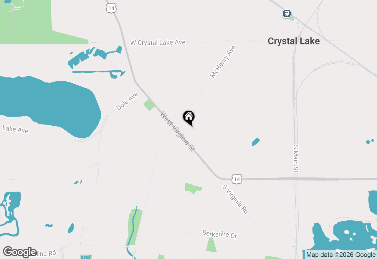 Map of 352 College Street, Crystal Lake, IL 60014