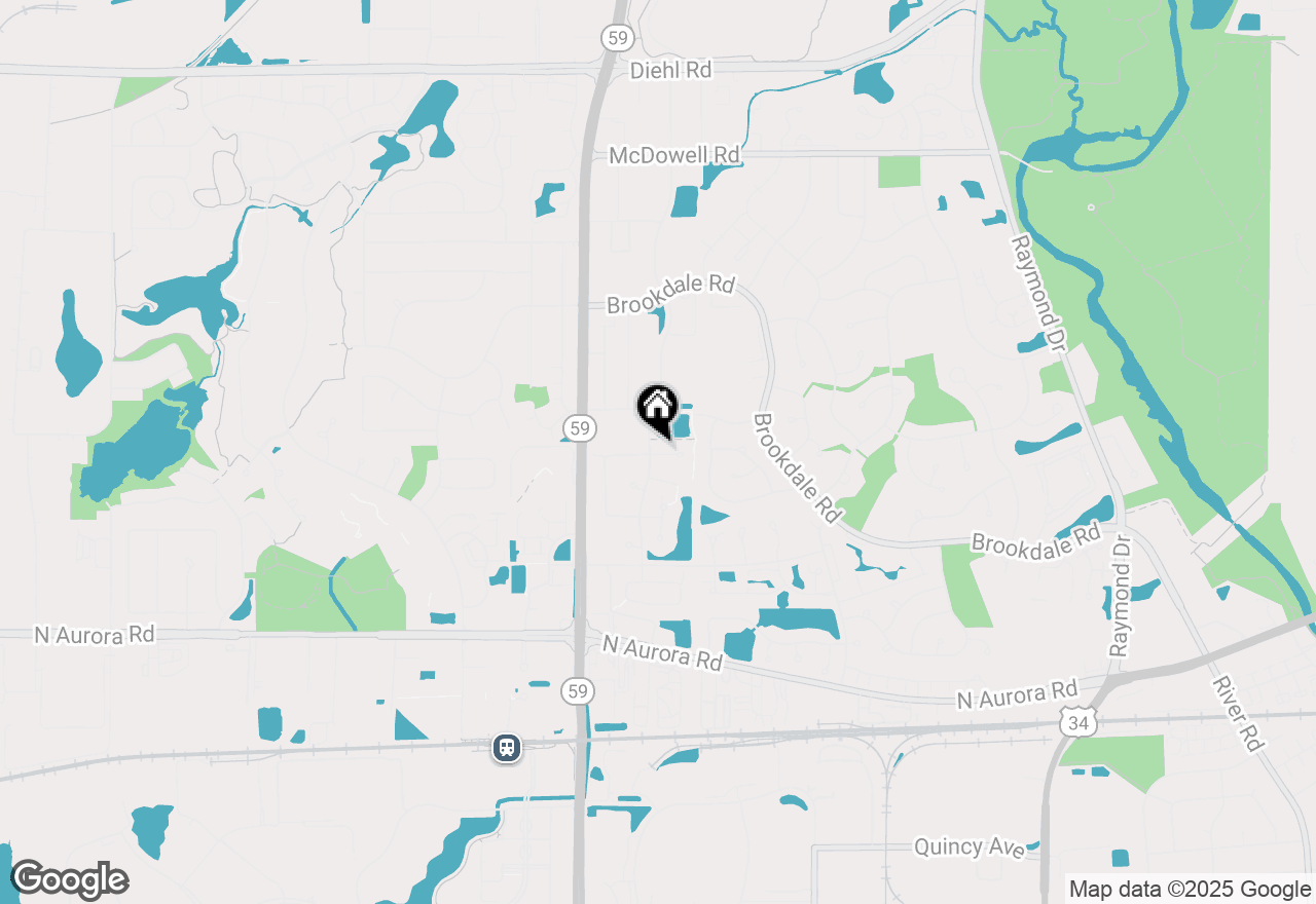 Map of 2755 Sheridan Court, Naperville, IL 60563