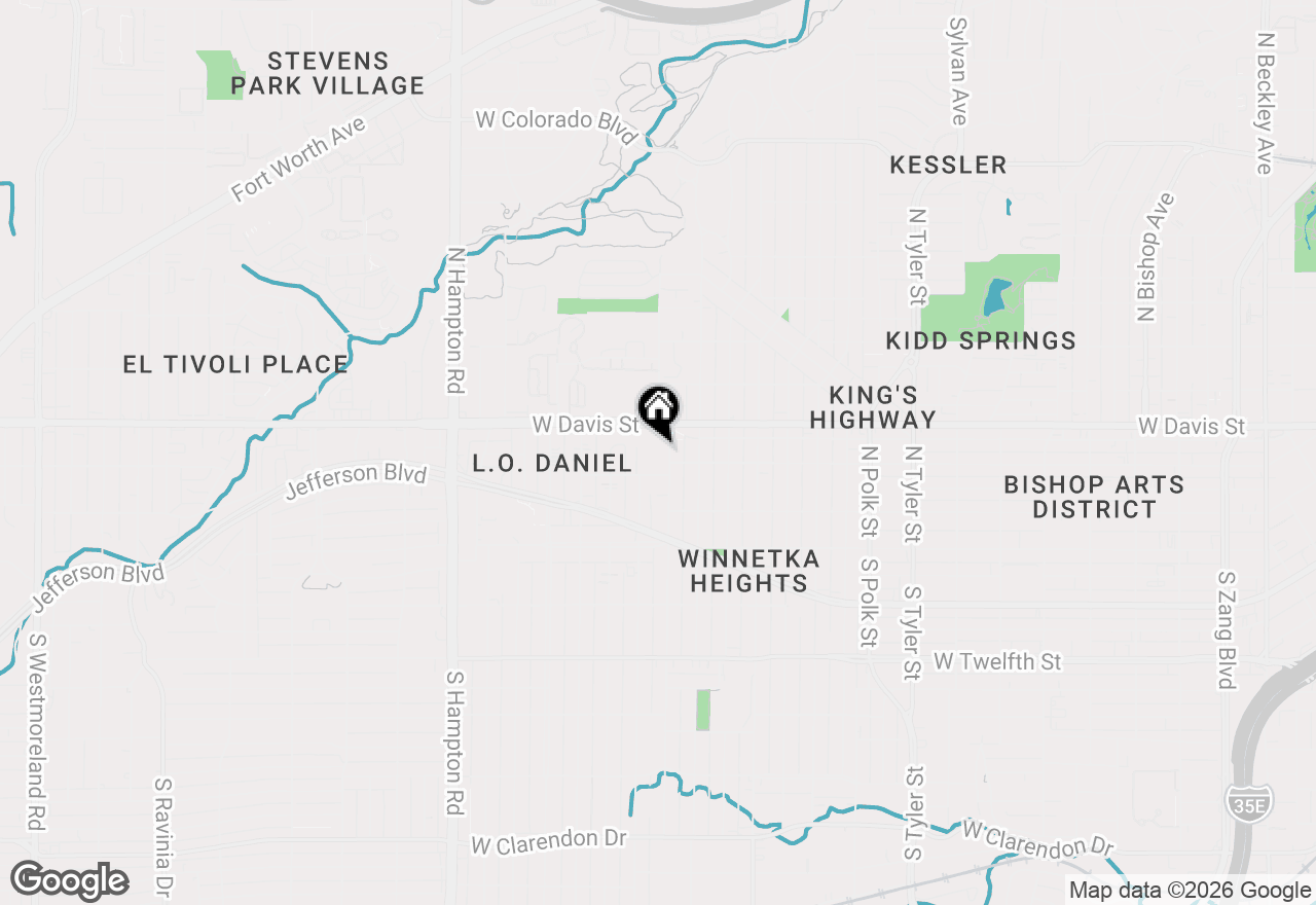 Map of 425 N Rosemont Avenue #215, Dallas, TX 75208