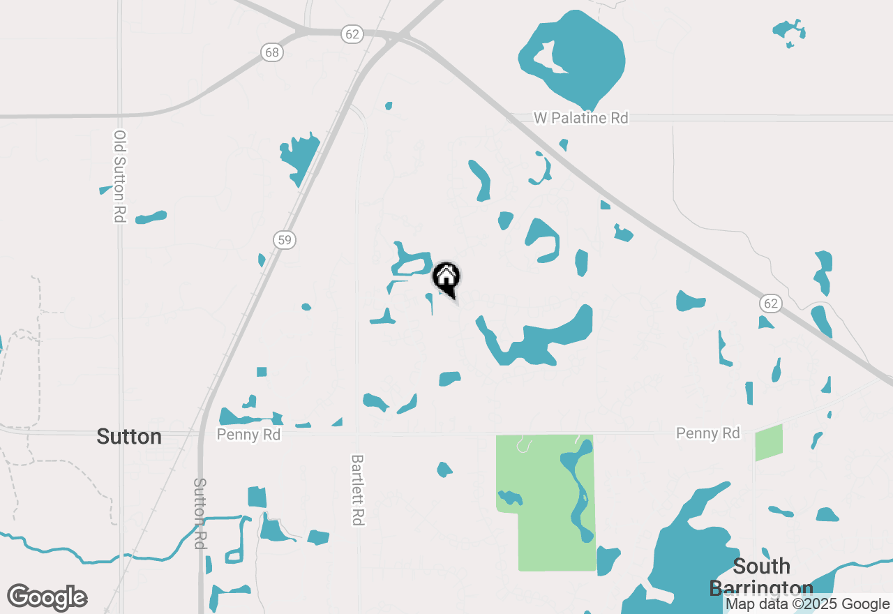 Map of 18 Lakeside Drive, South Barrington, IL 60010