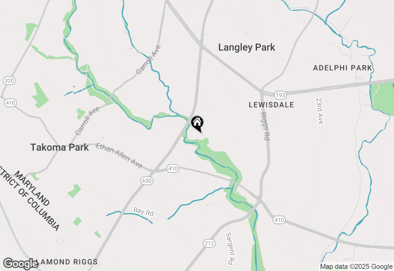 Map of 7107 13th Avenue, Takoma Park, MD 20912