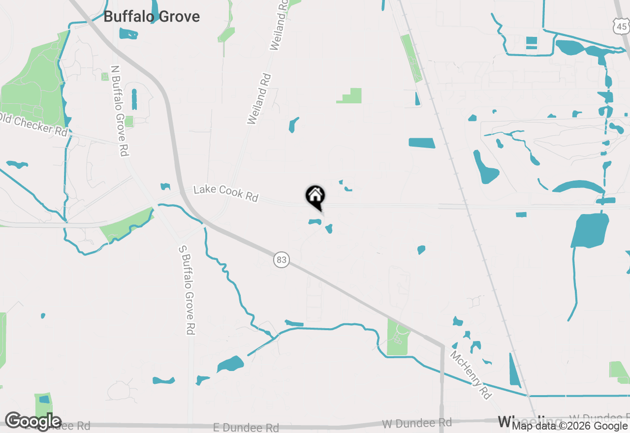 Map of 1245 Elder Court #1245, Wheeling, IL 60090