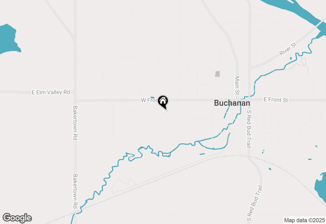 Map of 208 Glaser Avenue, Buchanan, MI 49107