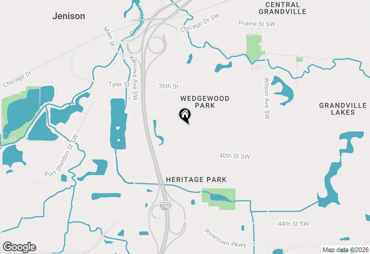 Map of 4494 Wyatt Street Sw, Grandville, MI 49418