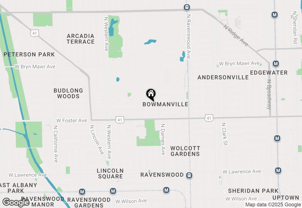 Map of 2050 W Berwyn Avenue #G, Chicago, IL 60625