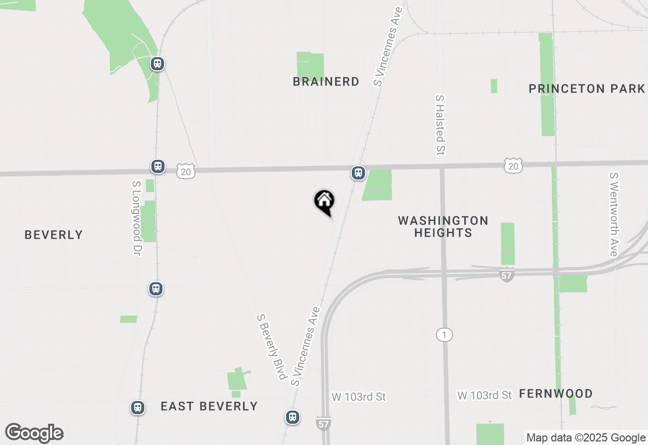 Map of 1205 W 97th Street, Chicago, IL 60643