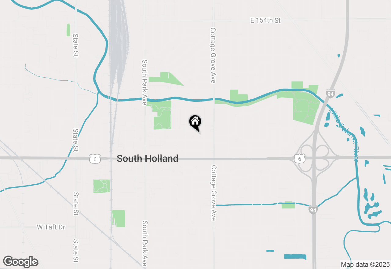 Map of 634 E 161st Street, South Holland, IL 60473