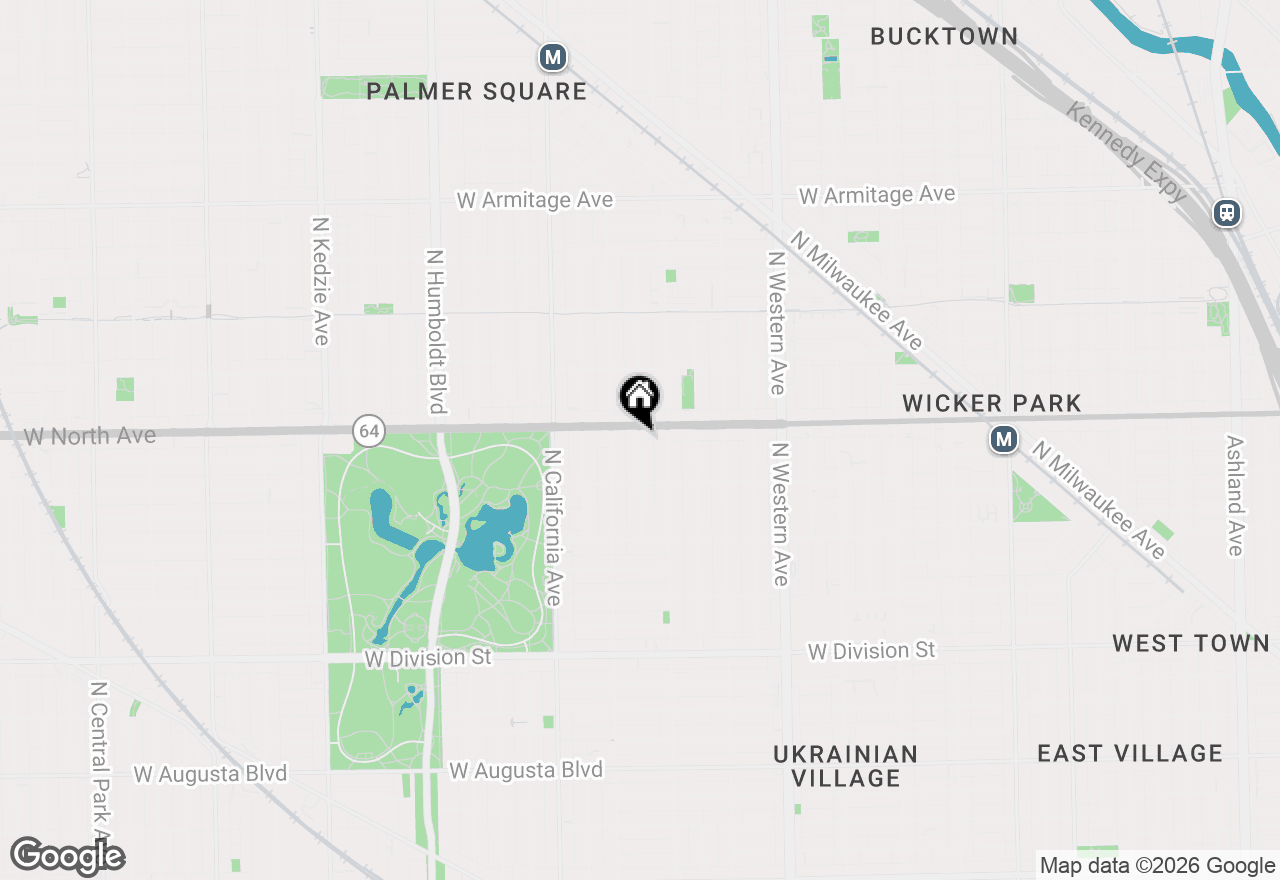 Map of 1554 N Talman Avenue #606, Chicago, IL 60622