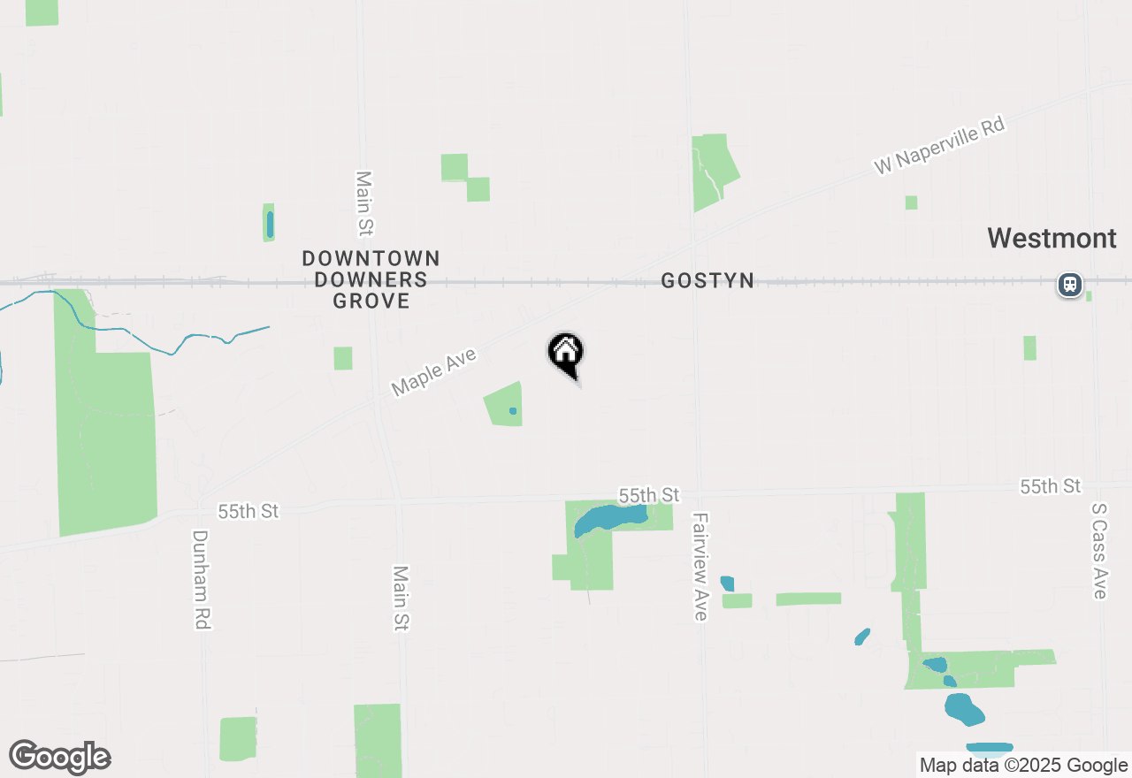 Map of 5244 Benton Avenue, Downers Grove, IL 60515