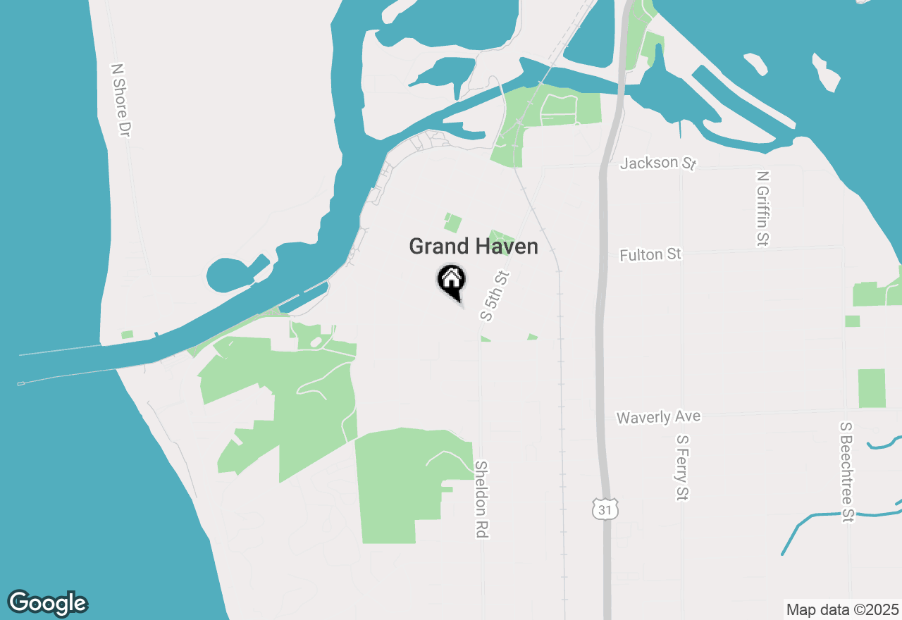 Map of 307 S 4th Street, Grand Haven, MI 49417