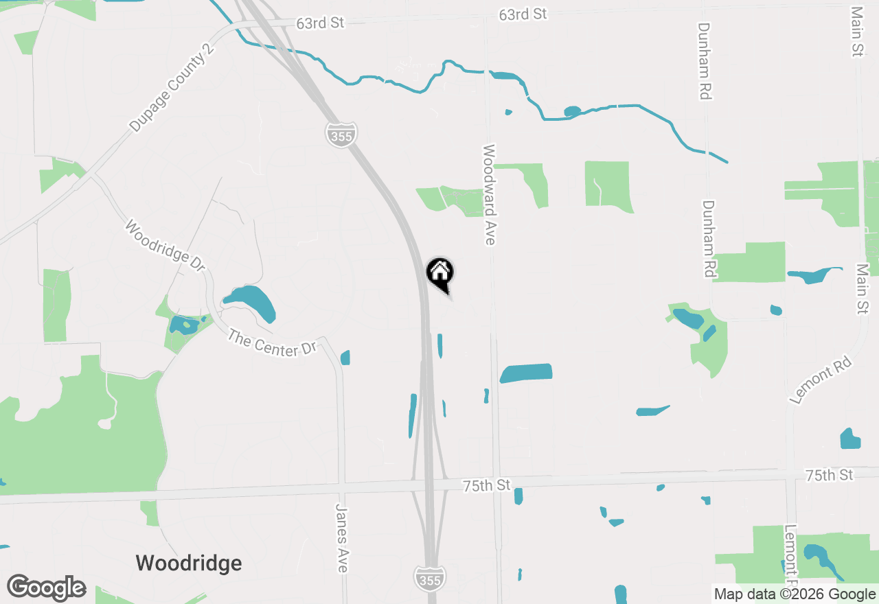 Map of 7000 Sussex Court #204, Woodridge, IL 60517