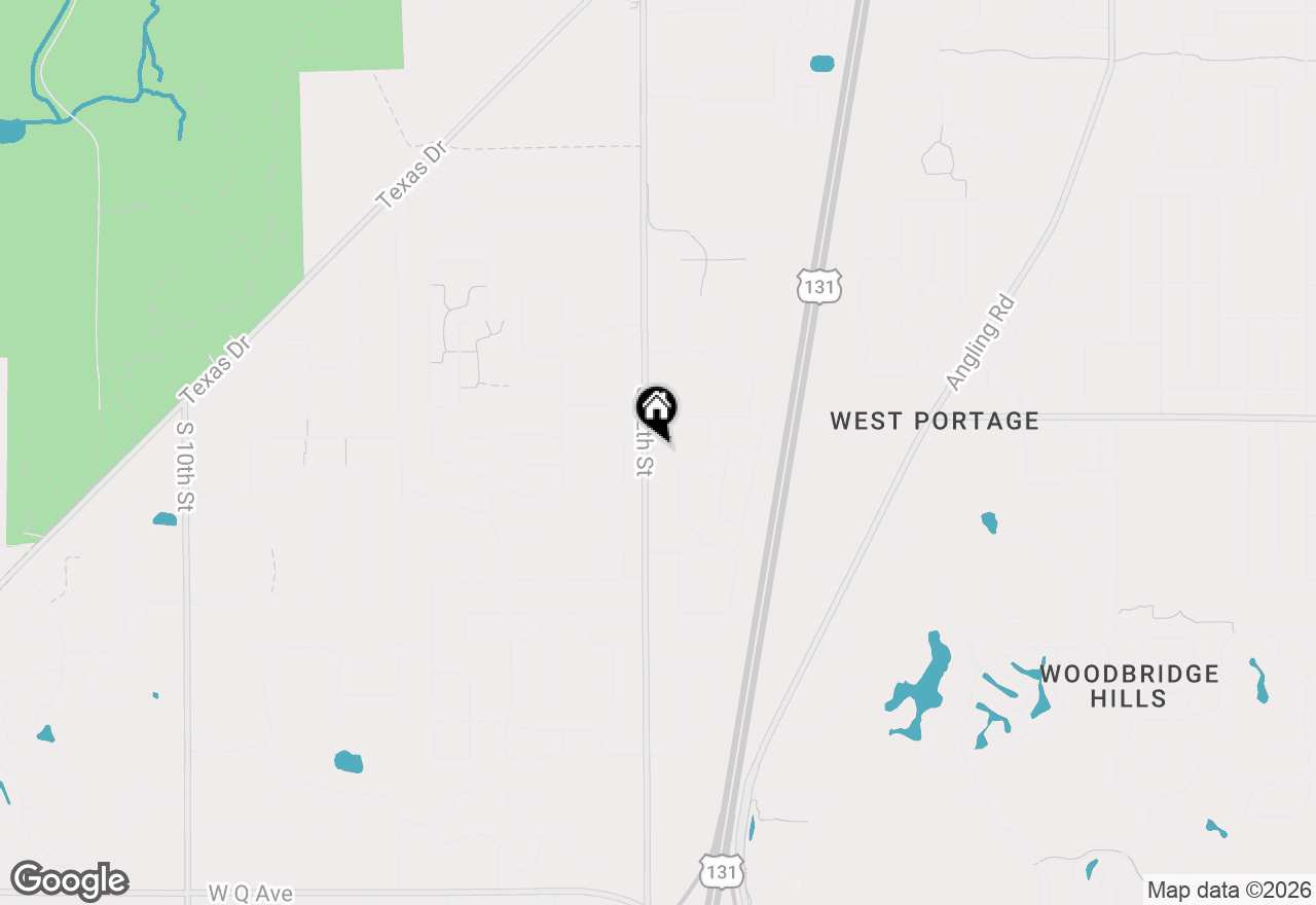 Map of 7033 S 12th Street, Portage, MI 49024