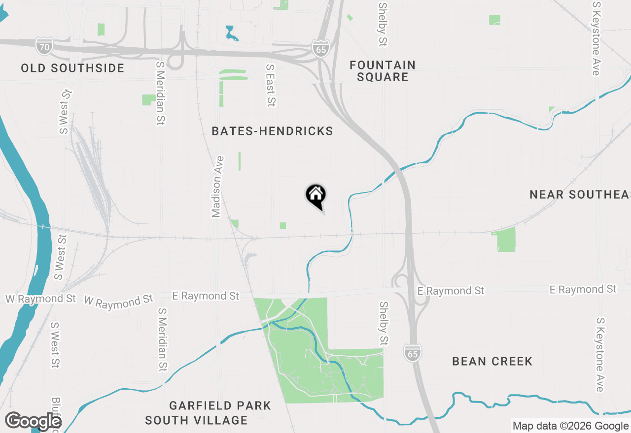 Map of 1849 Applegate Street, Indianapolis, IN 46203