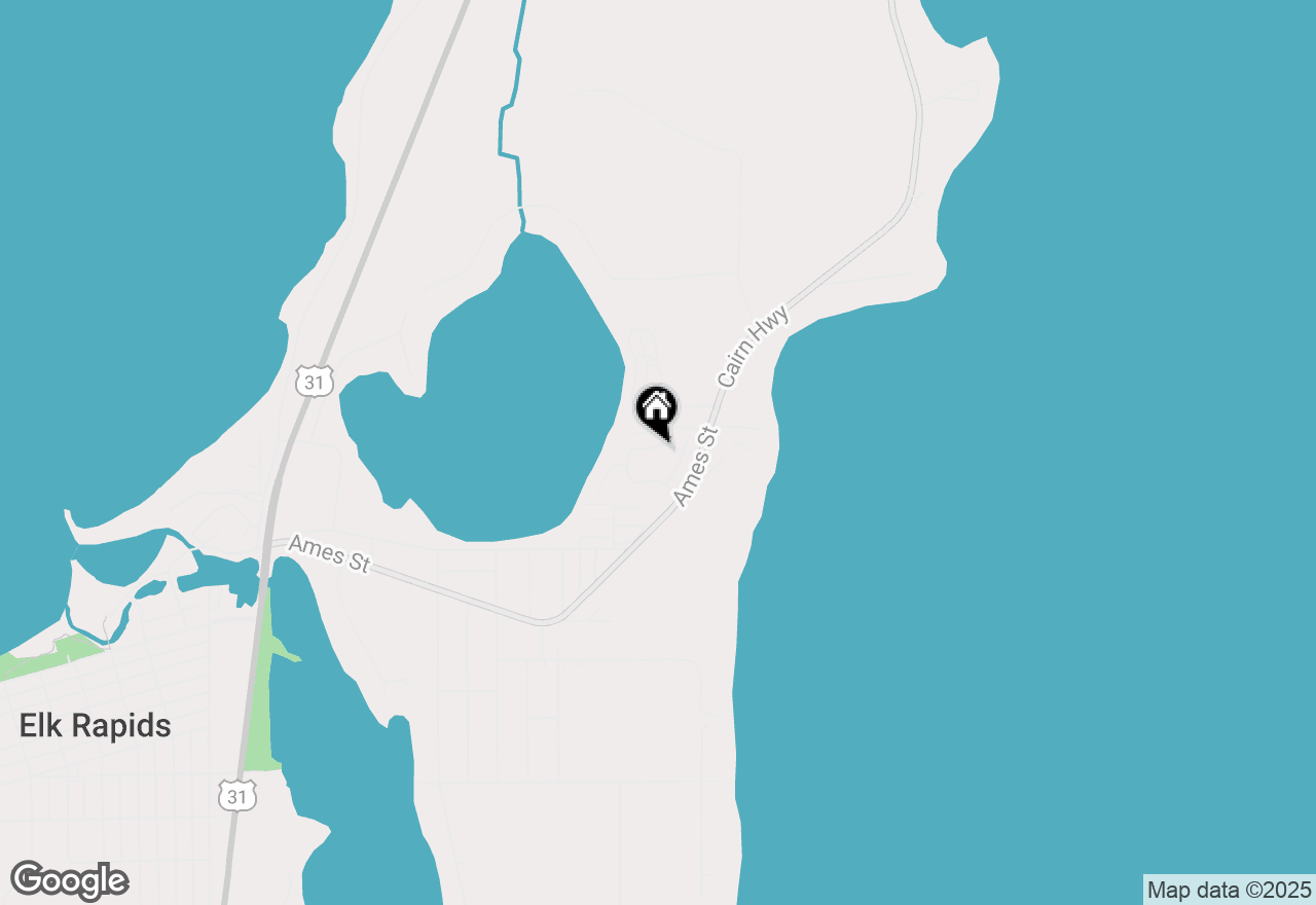 Map of 301 Golf View Lane, Elk Rapids, MI 49629