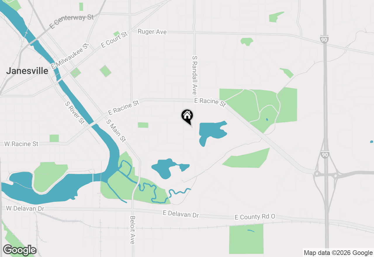 Map of 1513 Carrington Street, Janesville, WI 53545