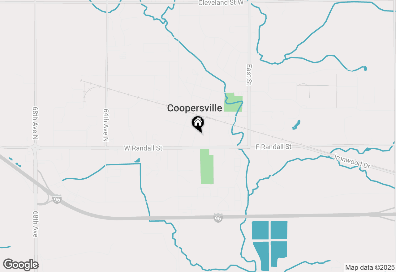 Map of 74 Madison Street, Coopersville, MI 49404