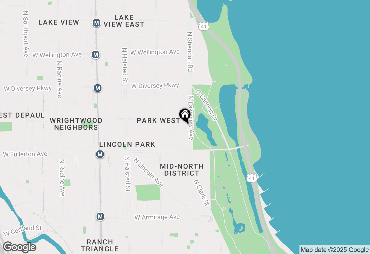 Map of 427 W St. James Place #3, Chicago, IL 60614
