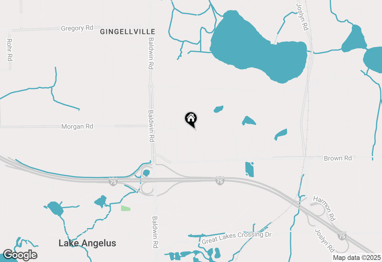 Map of 4807 Glenora Drive, Lake Orion, MI 48359