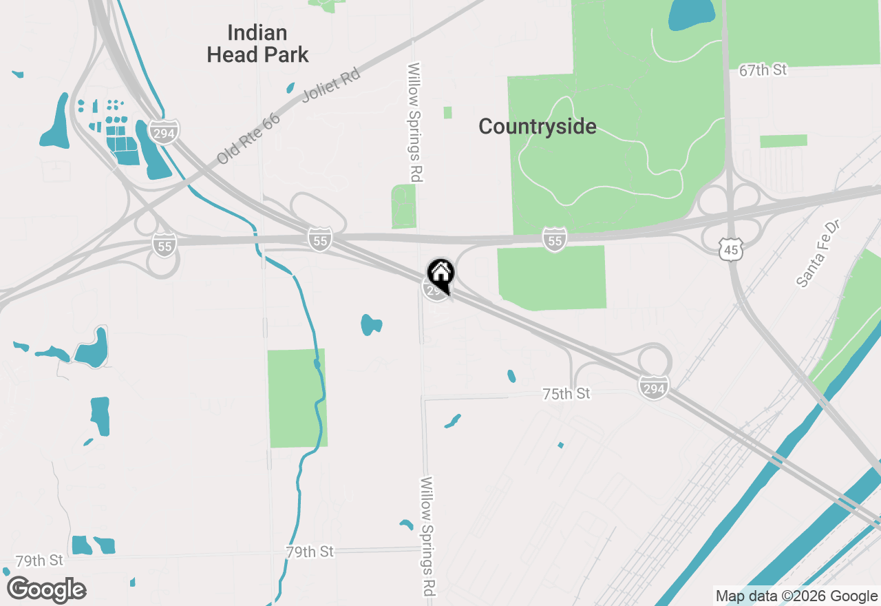 Map of 10735 5th Ave Cutoff #304, Countryside, IL 60525