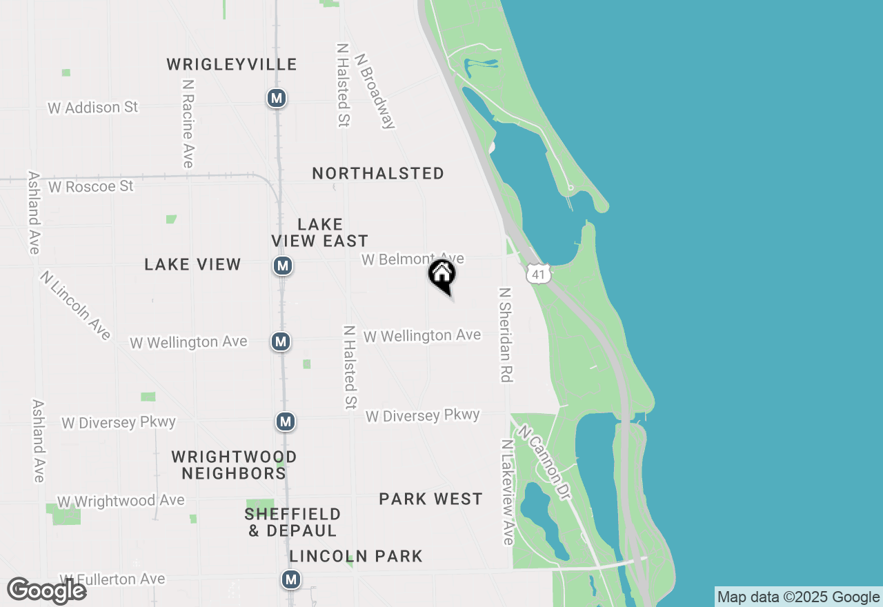 Map of 536 W Barry Avenue, Chicago, IL 60657