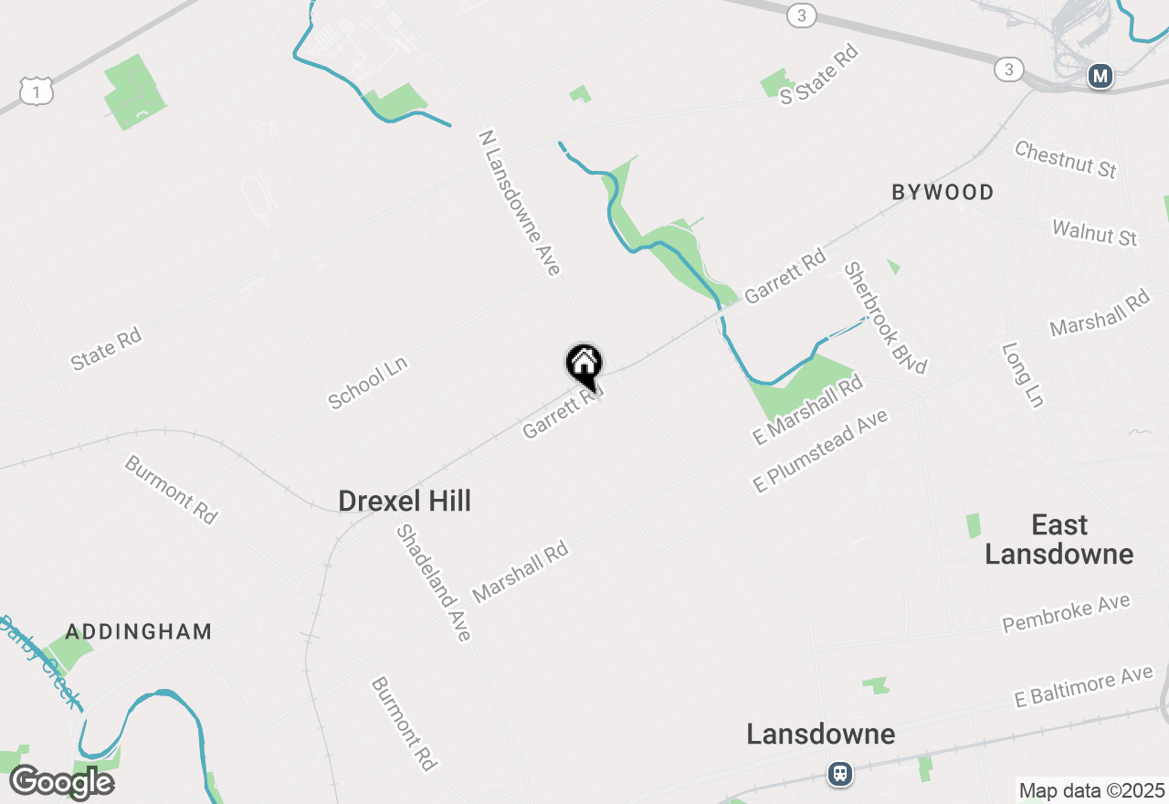 Map of 2310/2312 Garrett Road, Drexel Hill, PA 19026