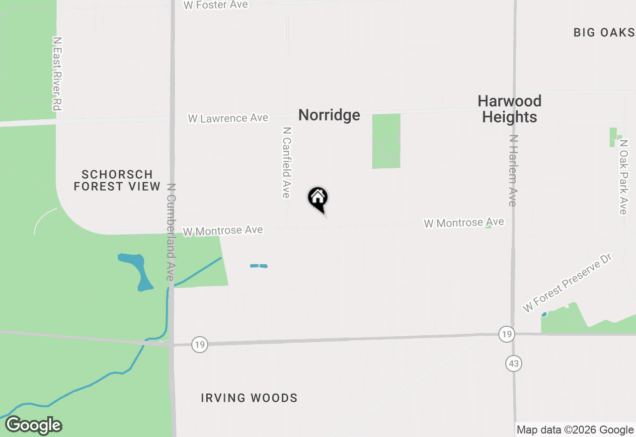 Map of 4413 N Orange Avenue, Norridge, IL 60706