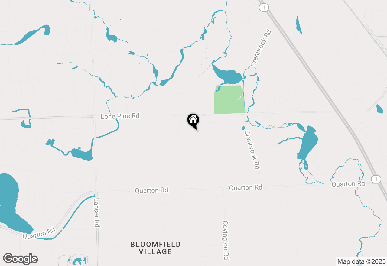 Map of 411 Martell Drive, Bloomfield Hills, MI 48304