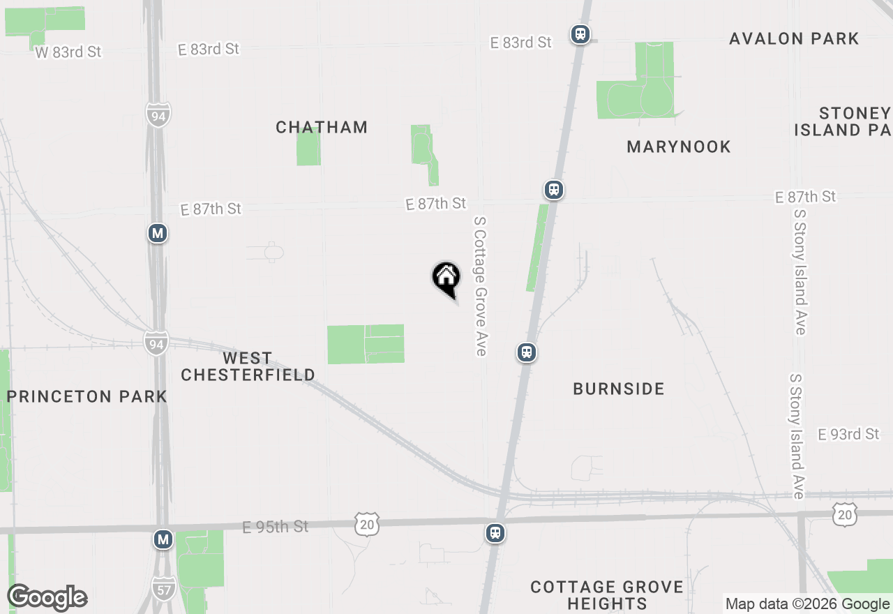 Map of 701 E 89th Place, Chicago, IL 60619