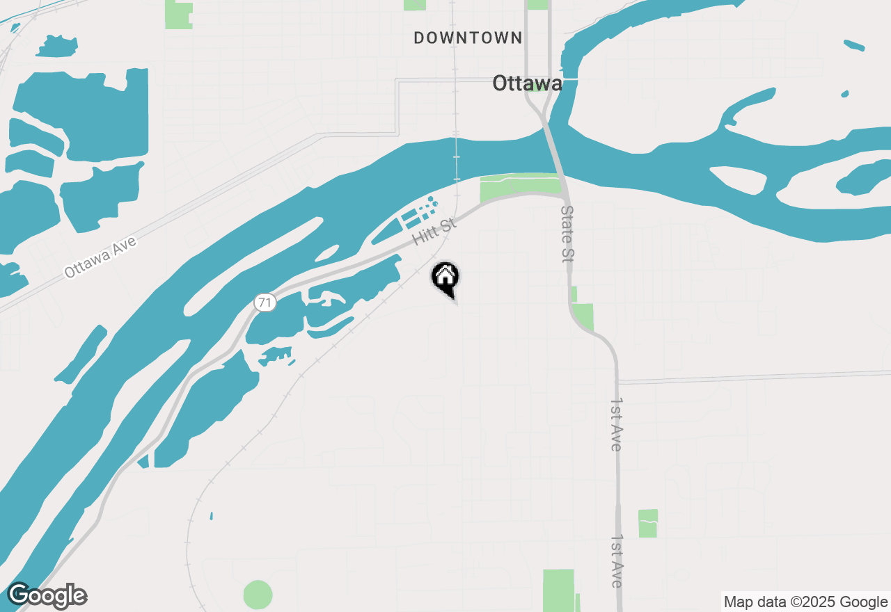 Map of 618 Fort Street, Ottawa, IL 61350