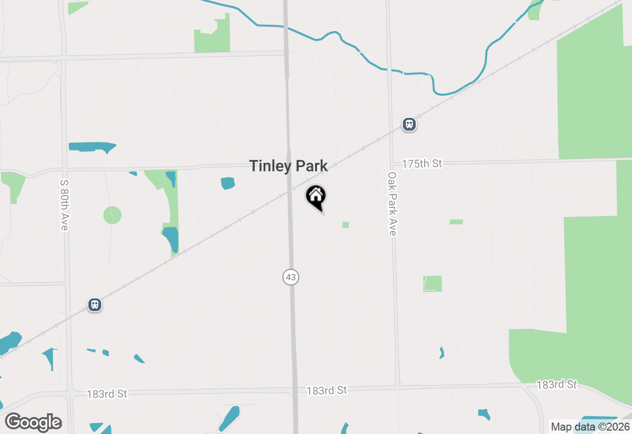 Map of 17700 71st Avenue, Tinley Park, IL 60477