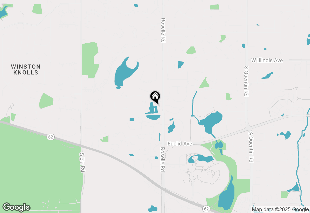 Map of 1060 Roselle Road, Inverness, IL 60067