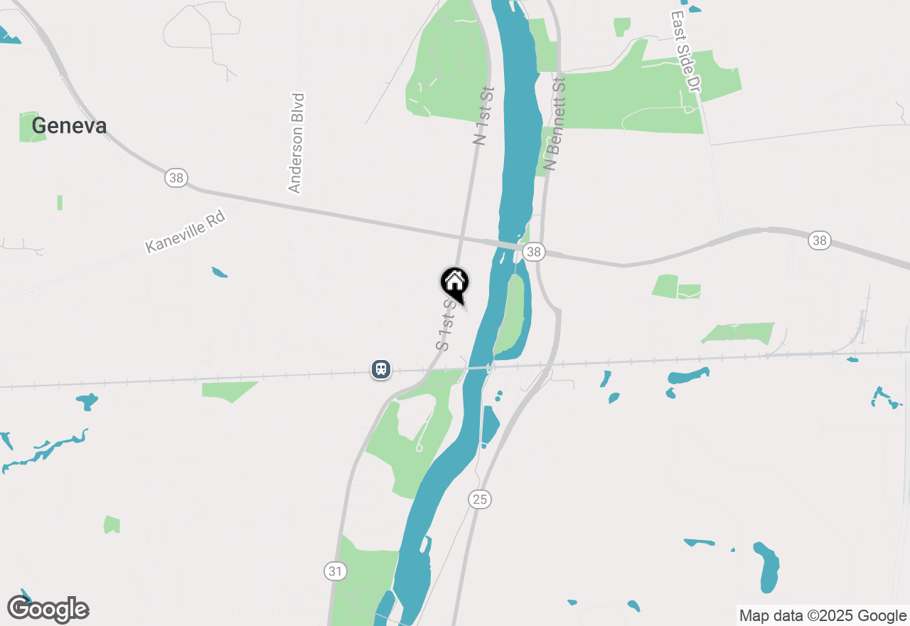 Map of 301 S 1st Street, Geneva, IL 60134