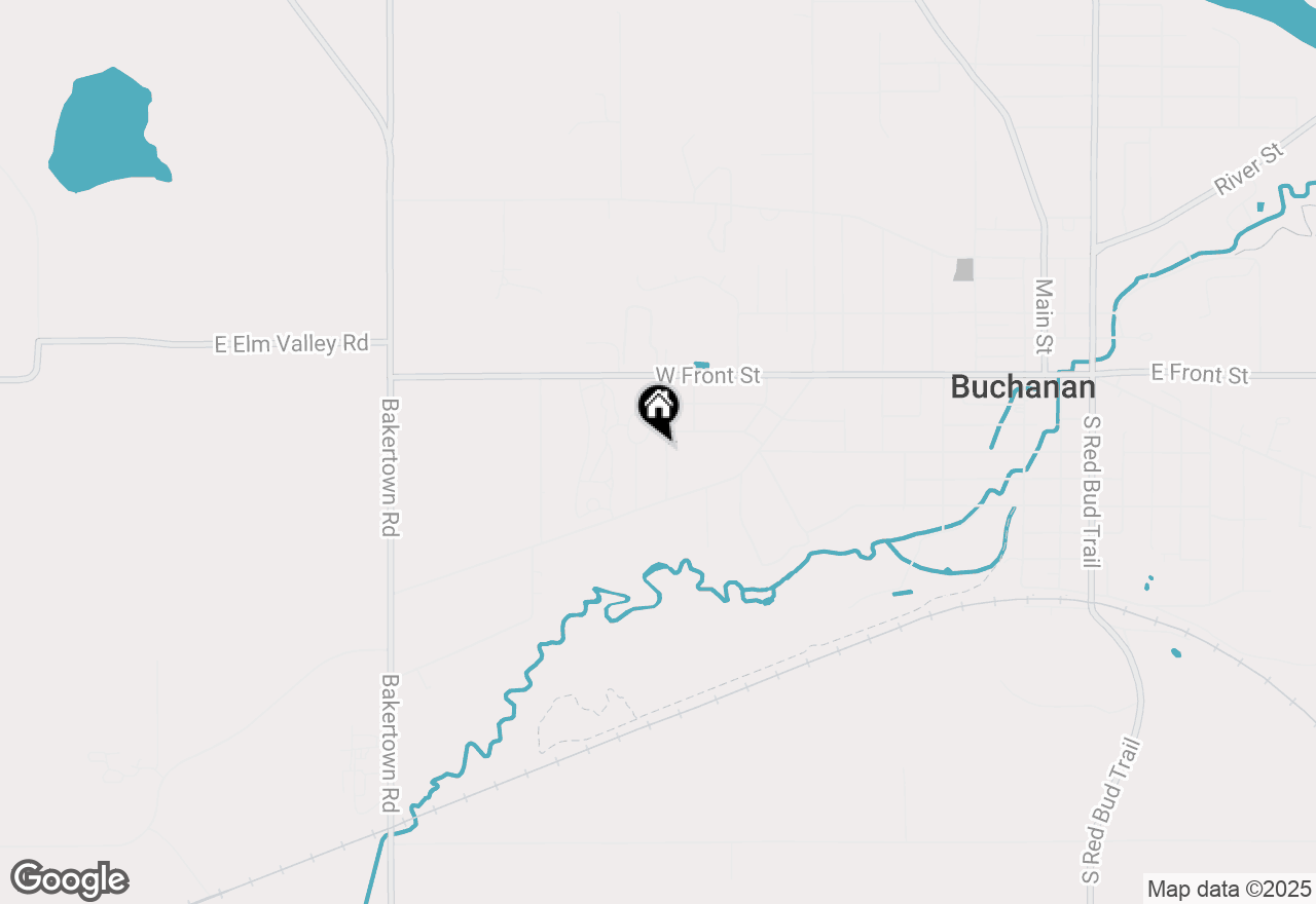 Map of 308 Hillview Street, Buchanan, MI 49107