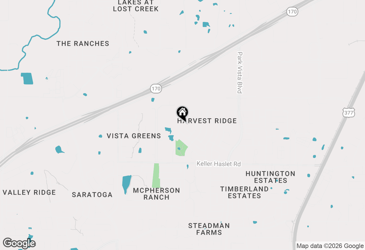 Map of 4144 Capstone Drive, Fort Worth, TX 76244
