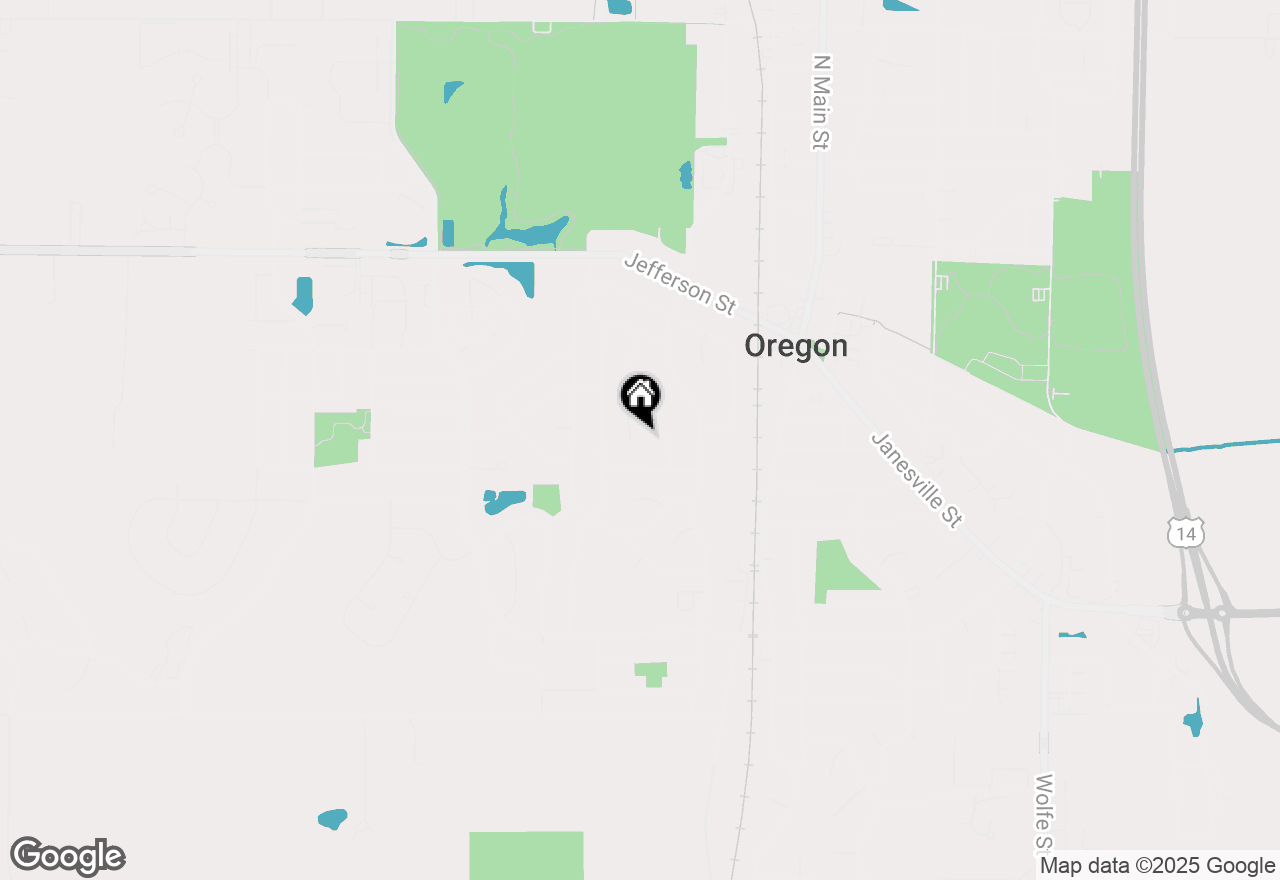 Map of 163 Hickory Court, Oregon, WI 53575