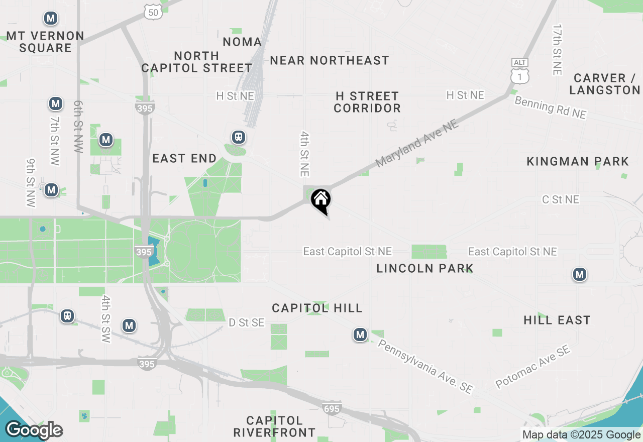 Map of 505 Constitution Avenue Ne, Washington, DC 20002