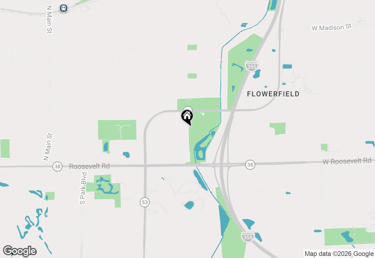 Map of 109 Grove Avenue, Glen Ellyn, IL 60137