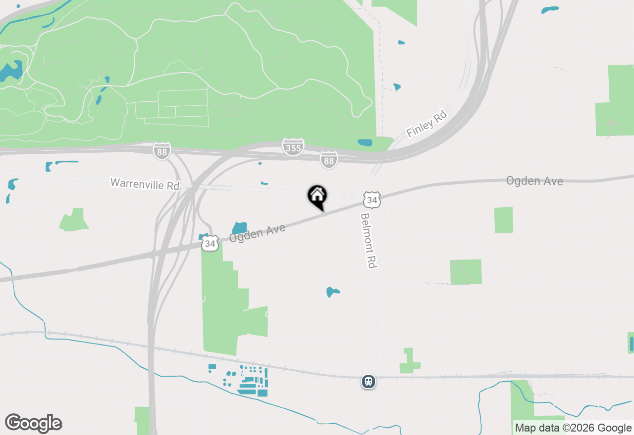 Map of 2343 Ogden Avenue #10, Downers Grove, IL 60515