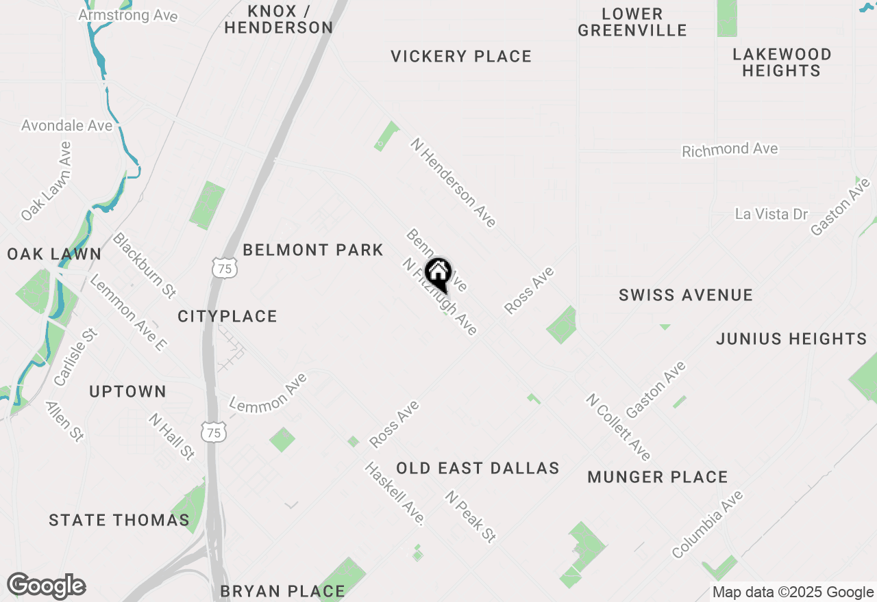 Map of 1901 N Fitzhugh Avenue #20, Dallas, TX 75204