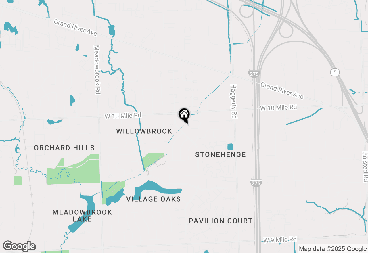 Map of 23860 Cranbrooke Drive, Novi, MI 48375
