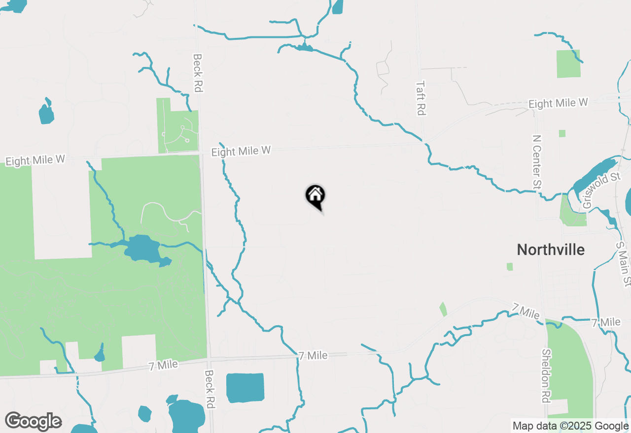 Map of 20196 E Whipple Drive, Northville, MI 48167
