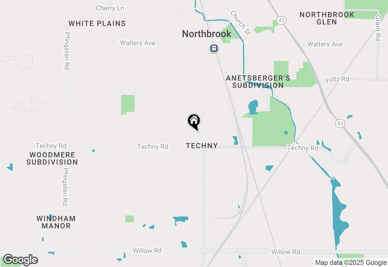 Map of 2045 Plymouth Lane, Northbrook, IL 60062