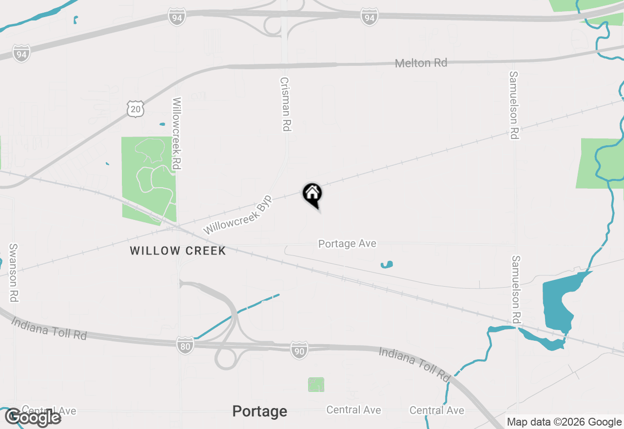 Map of 2183 Foley Street, Portage, IN 46368